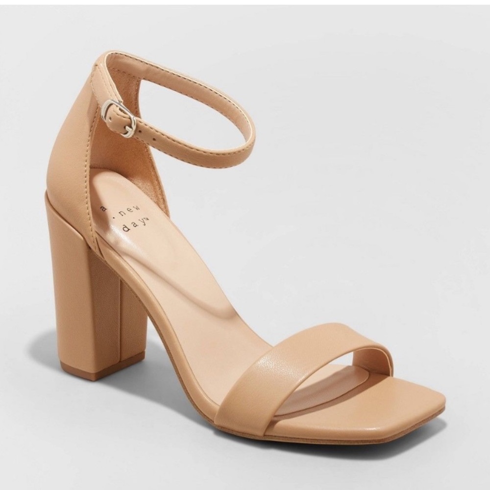A New Day Emma Block Heel - Taupe